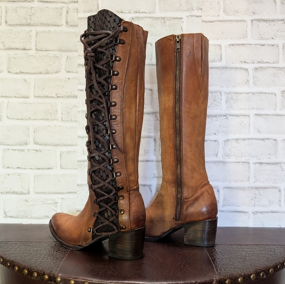 FreeBird WYATT Lace Up Boots size 7 - Picture 5 of 15